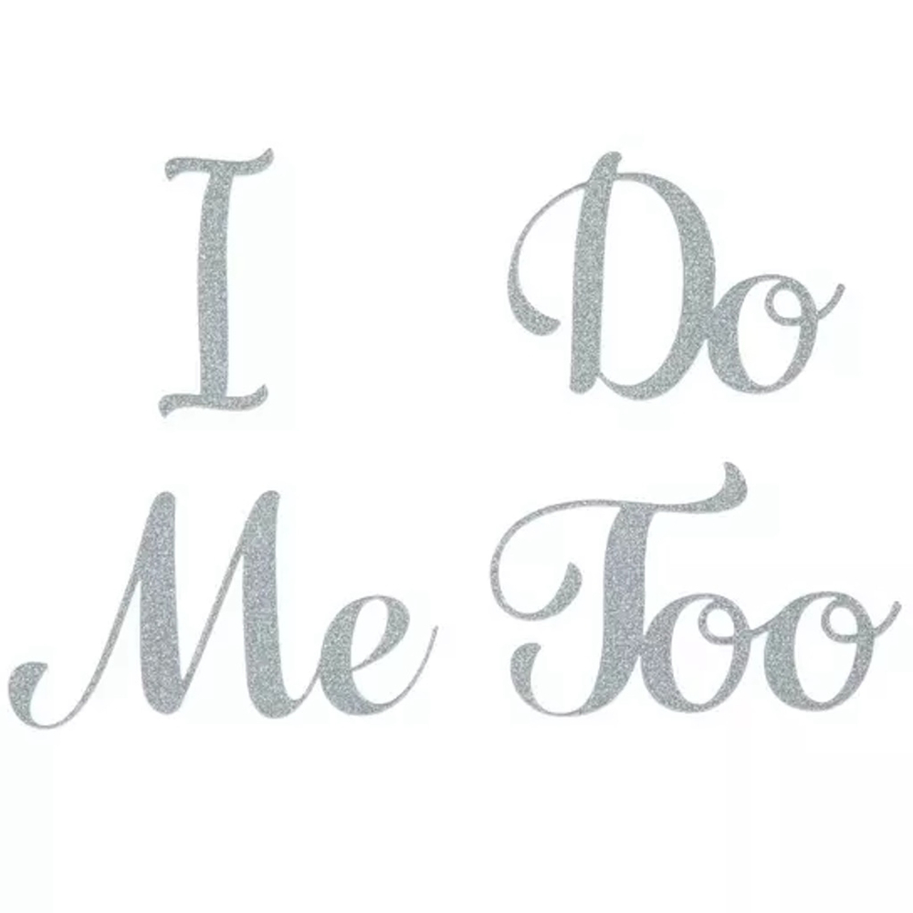 Studio His & Hers 'I Do / Me Too' Wedding Shoe Stickers